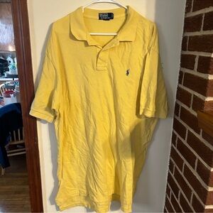 Polo by Ralph Lauren Size XXL Yellow Classic Fit Polo Shirt